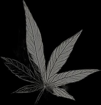 Decorative cannabis leaf