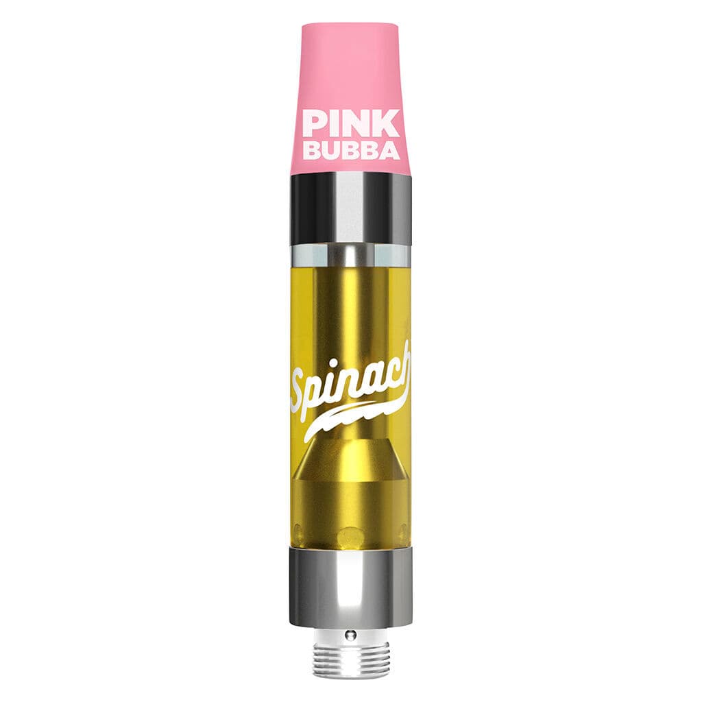Spinach - Pink Bubba Liquid Diamonds 510 Thread Cartridge - Indica - 1g