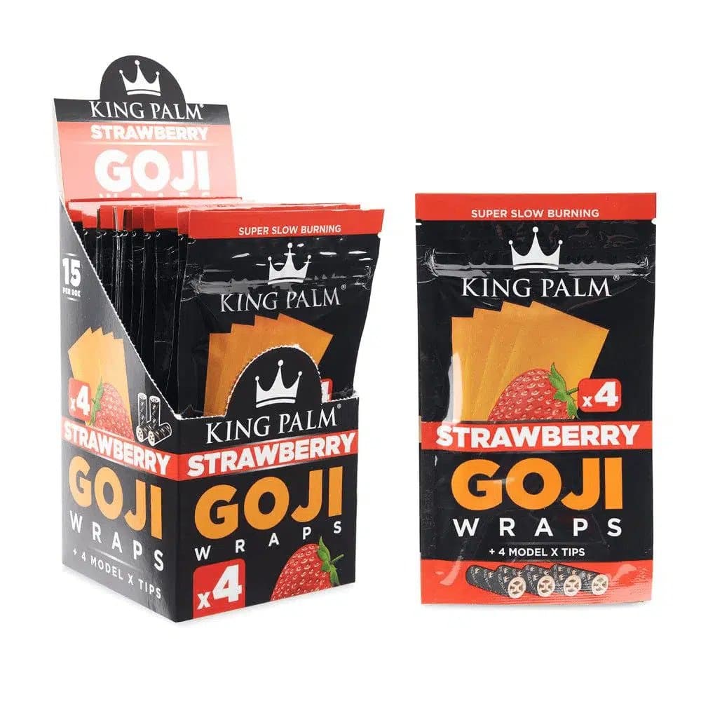 King Palm Goji Blunt Wraps (Strawberry)