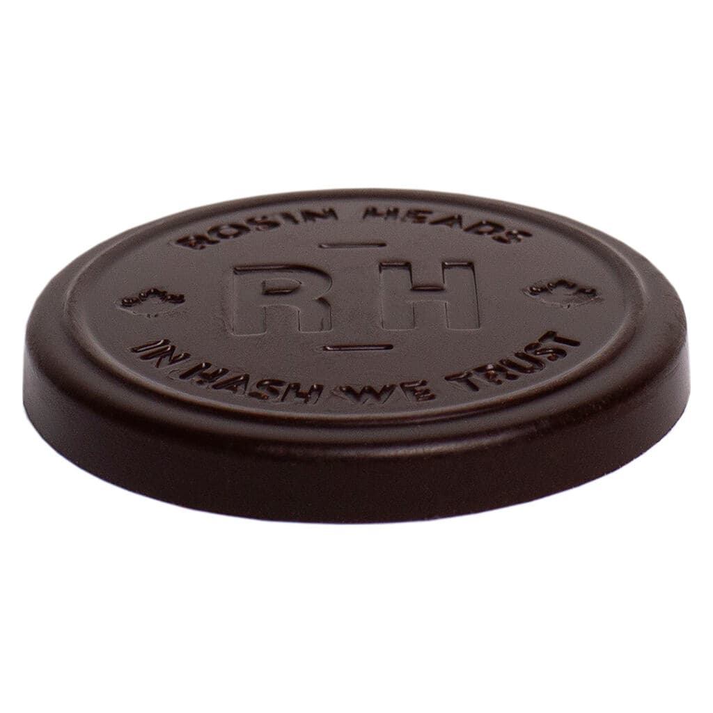 Rosin Heads - Hash Rosin Coin - Dark Chocolate - Hybrid - 1 Pack