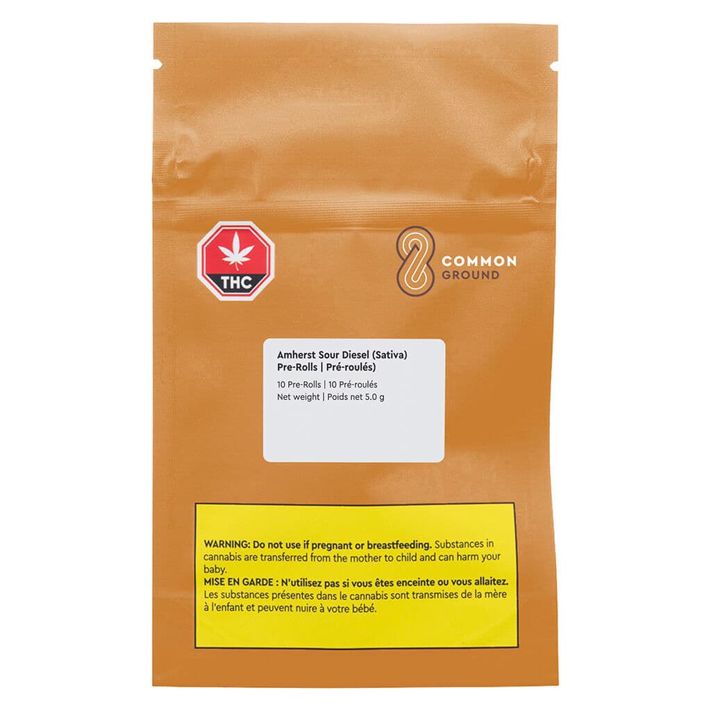 Common Ground - Amherst Sour Diesel Pre-Roll - Sativa - 2x1g