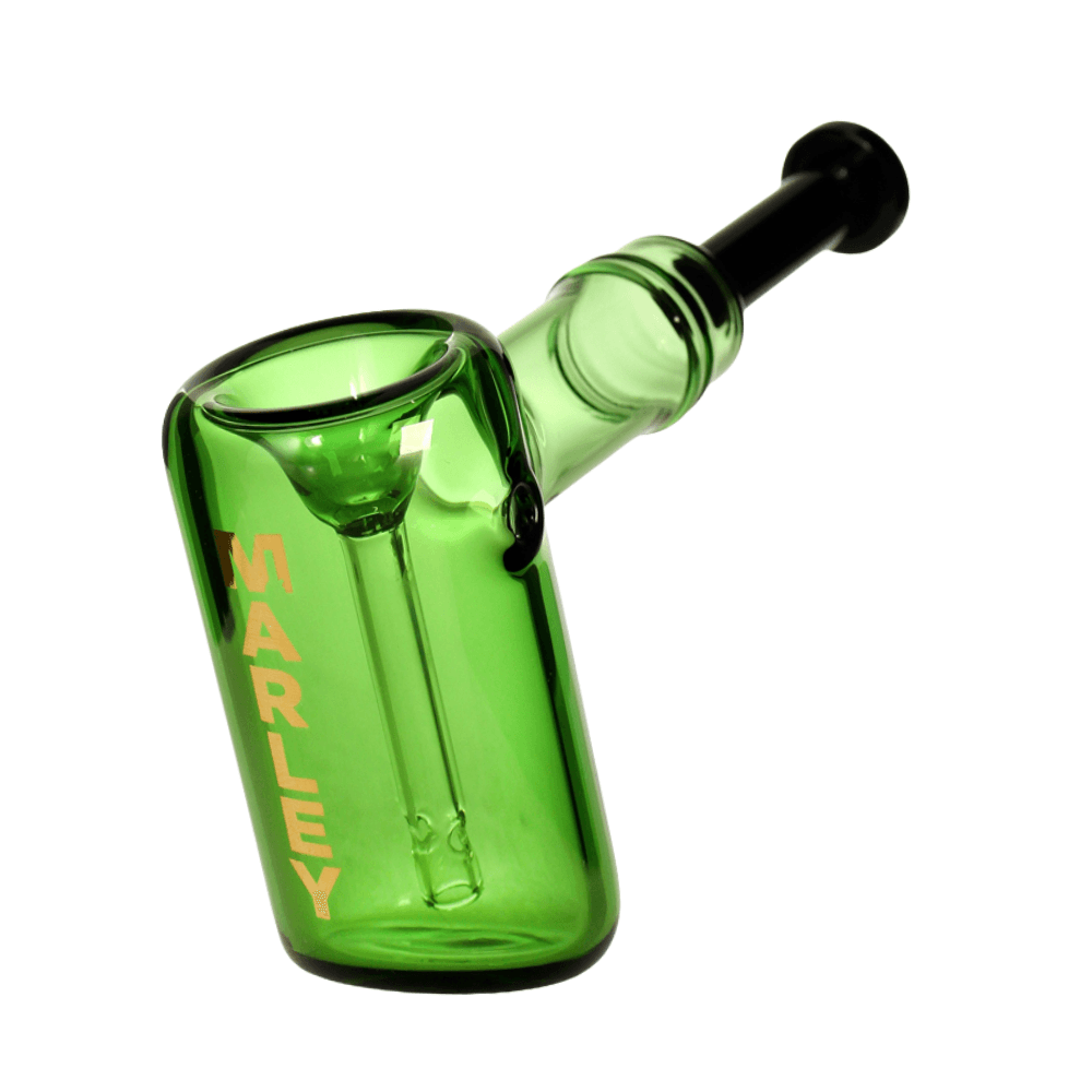 Marley Mini Barrel Glass Bubbler (Green)
