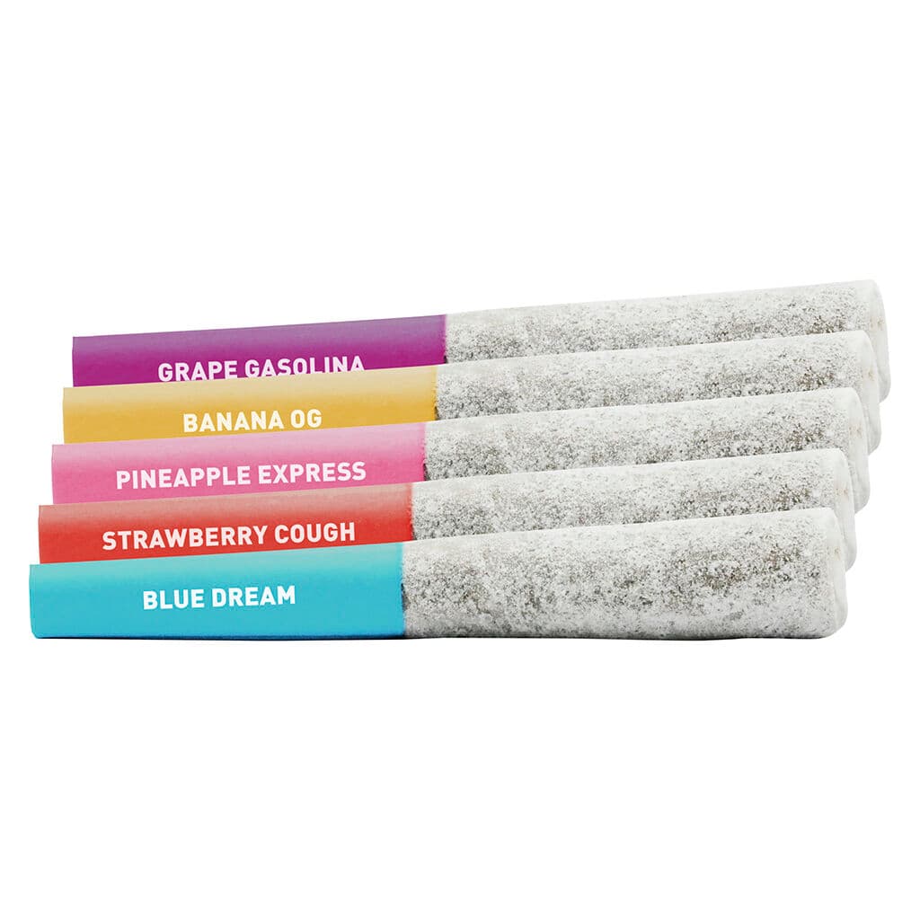 Claybourne - Flyers Frosted Infused Variety Pack Pre-Rolls - Hybrid - 5x0.5g
